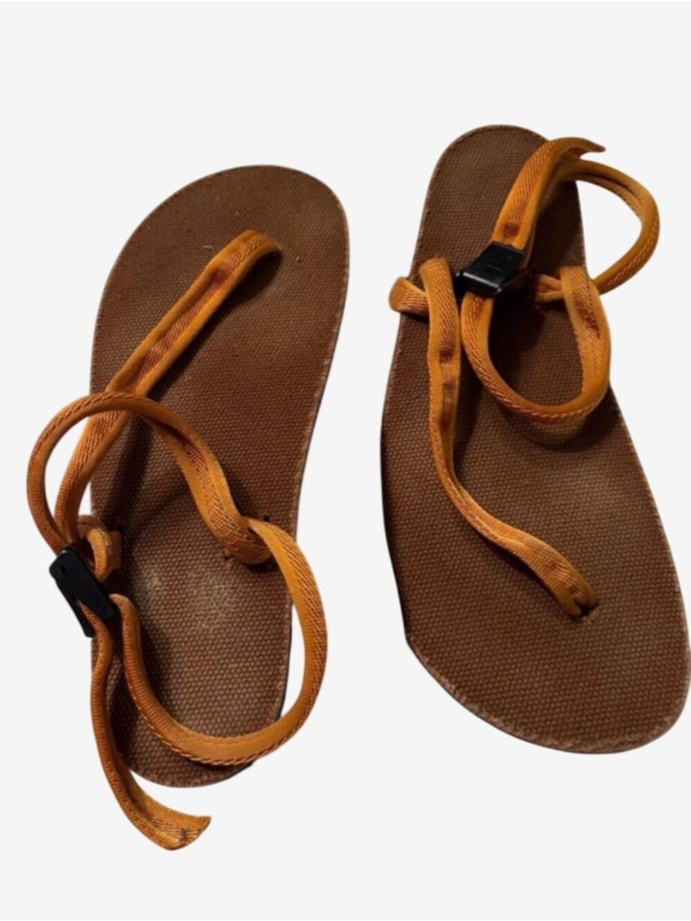 Earth Runners Circadian Adventure Sandals Amber Orange Womens 8.5 Vibram Soles